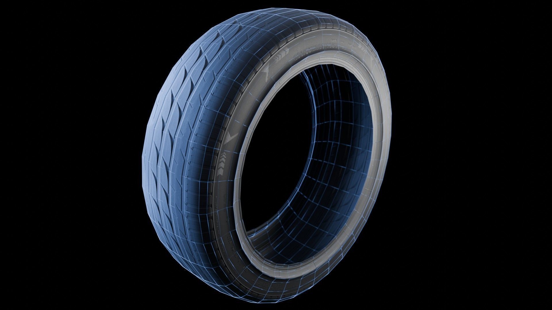 Car Wheel Pack Low-poly 3D model_114