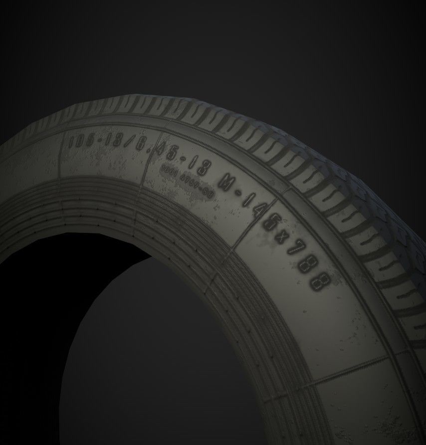 Car Wheel Pack Low-poly 3D model_107