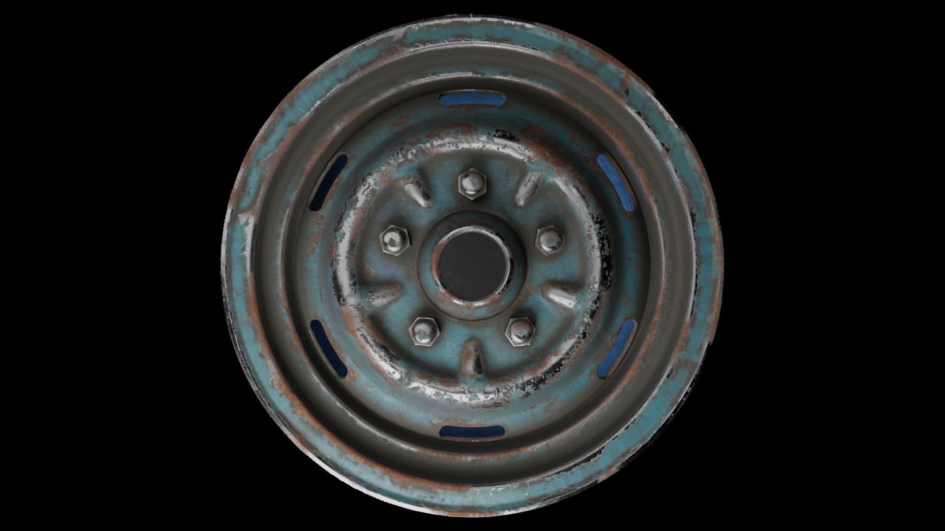 Car Wheel Pack Low-poly 3D model_91
