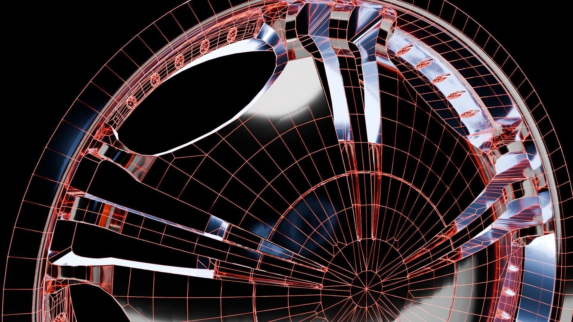 Car Wheel Pack Low-poly 3D model_72