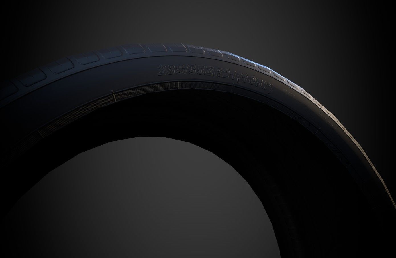 Car Wheel Pack Low-poly 3D model_119