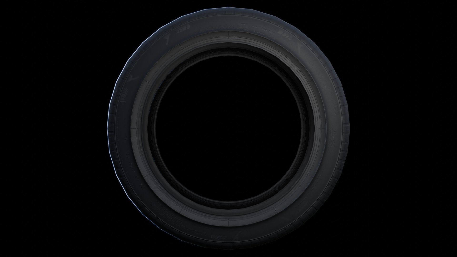 Car Wheel Pack Low-poly 3D model_109