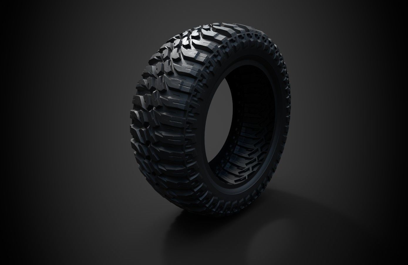 Car Wheel Pack Low-poly 3D model_123
