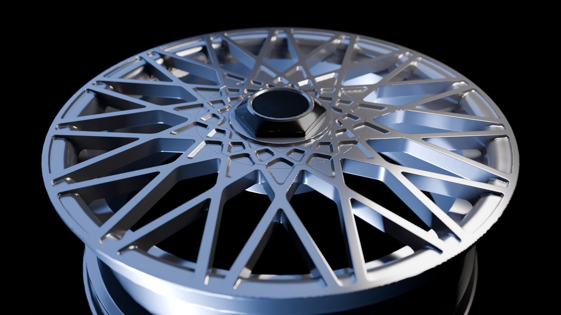 Car Wheel Pack Low-poly 3D model_39