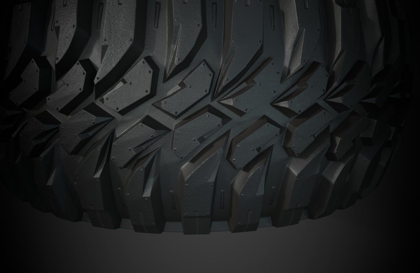 Car Wheel Pack Low-poly 3D model_124
