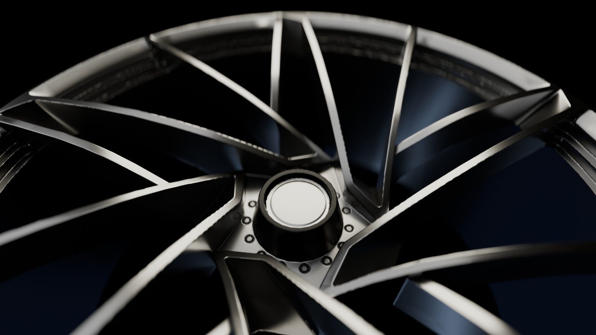 Car Wheel Pack Low-poly 3D model_88