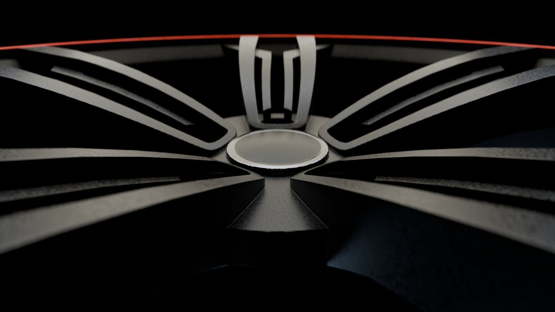 Car Wheel Pack Low-poly 3D model_16