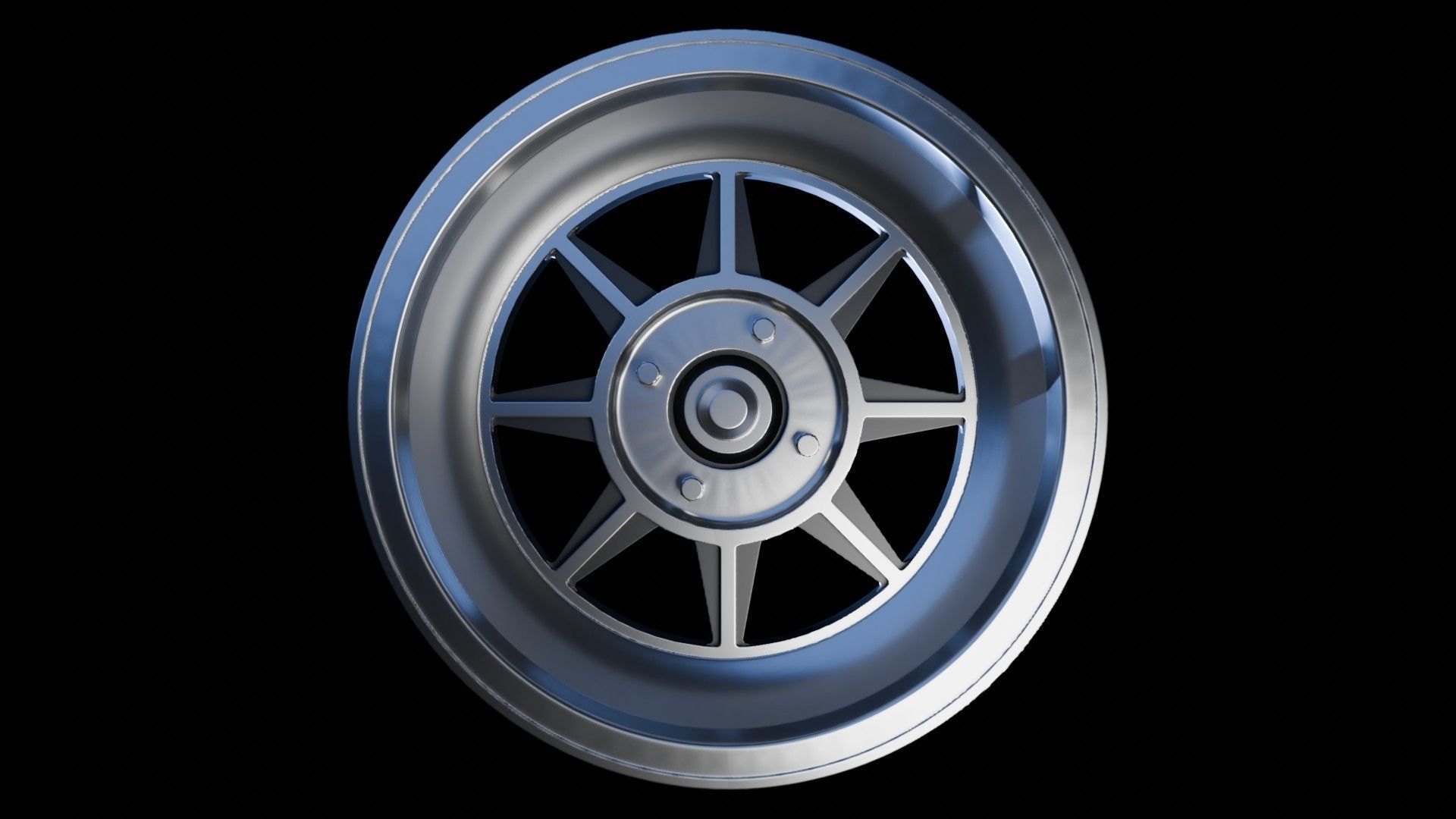 Car Wheel Pack Low-poly 3D model_53