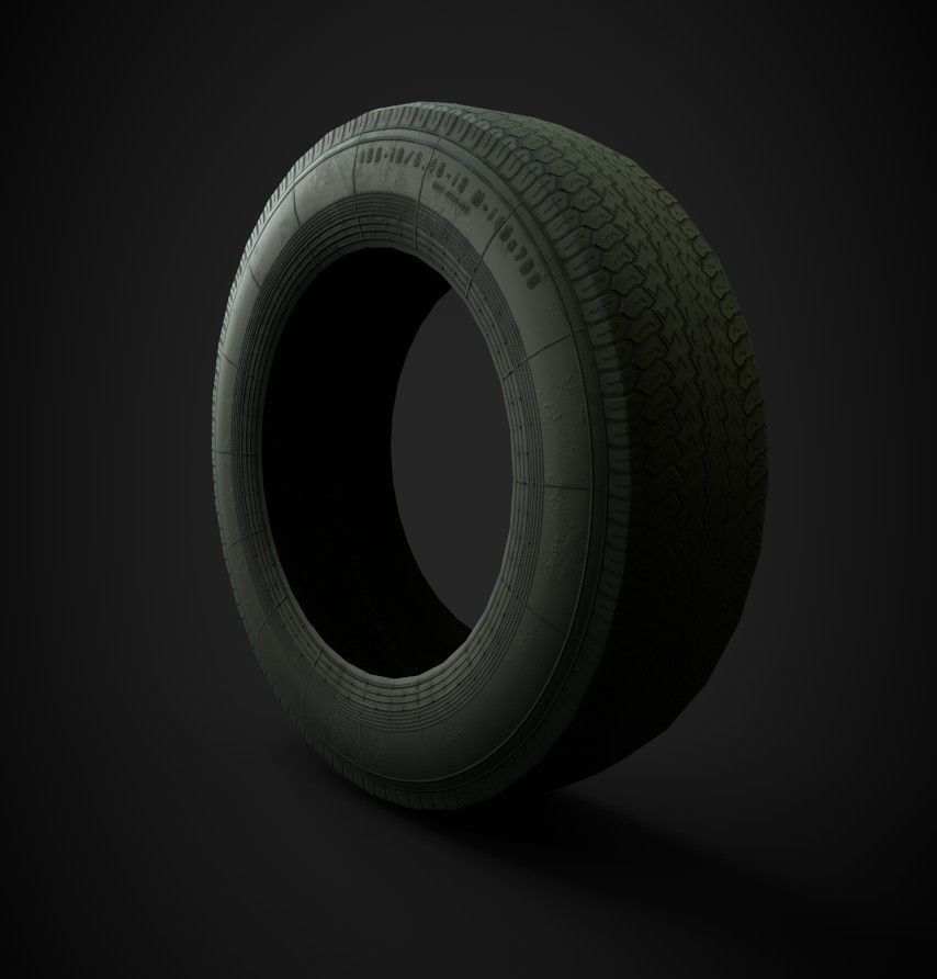 Car Wheel Pack Low-poly 3D model_104