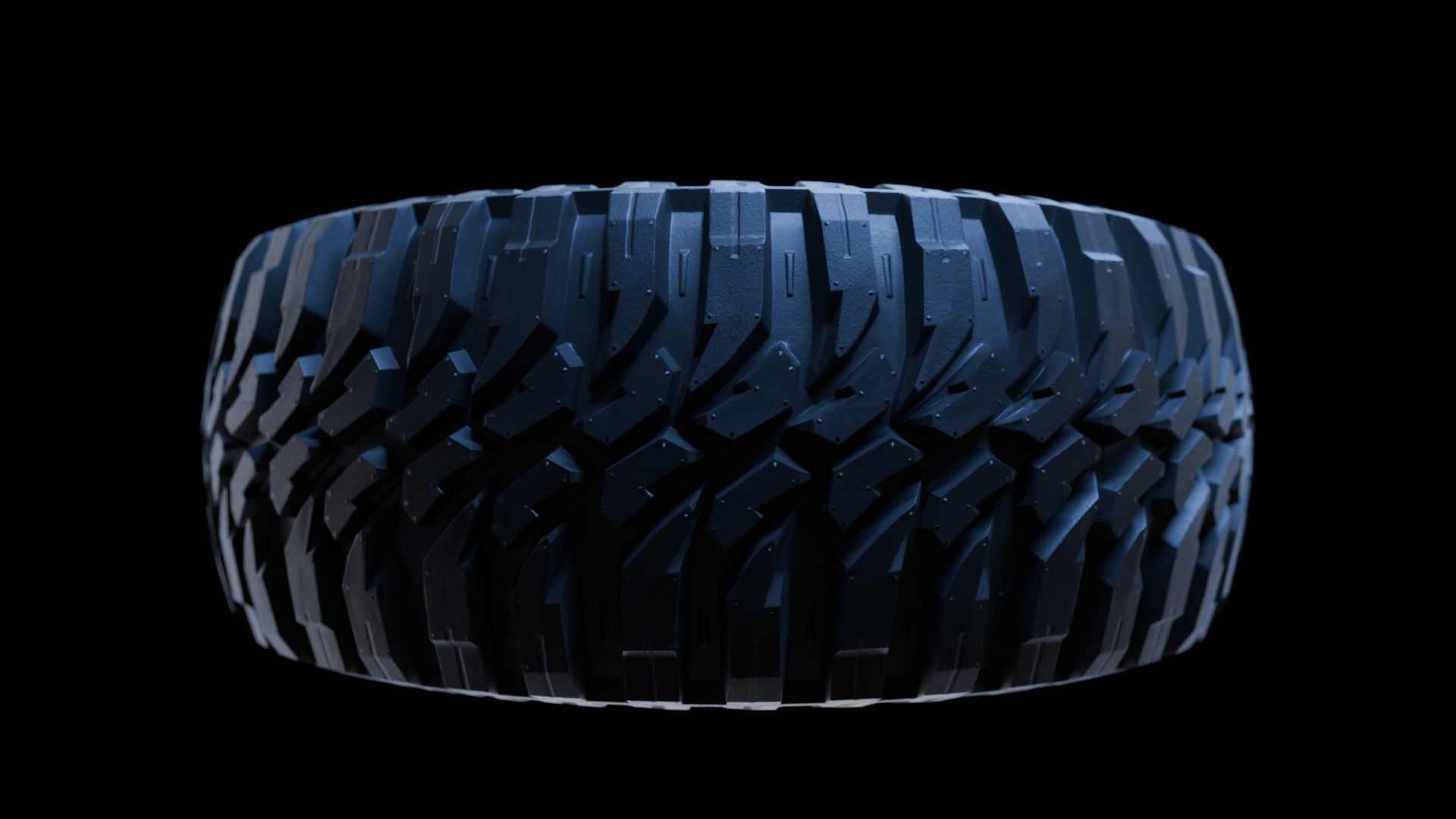 Car Wheel Pack Low-poly 3D model_125