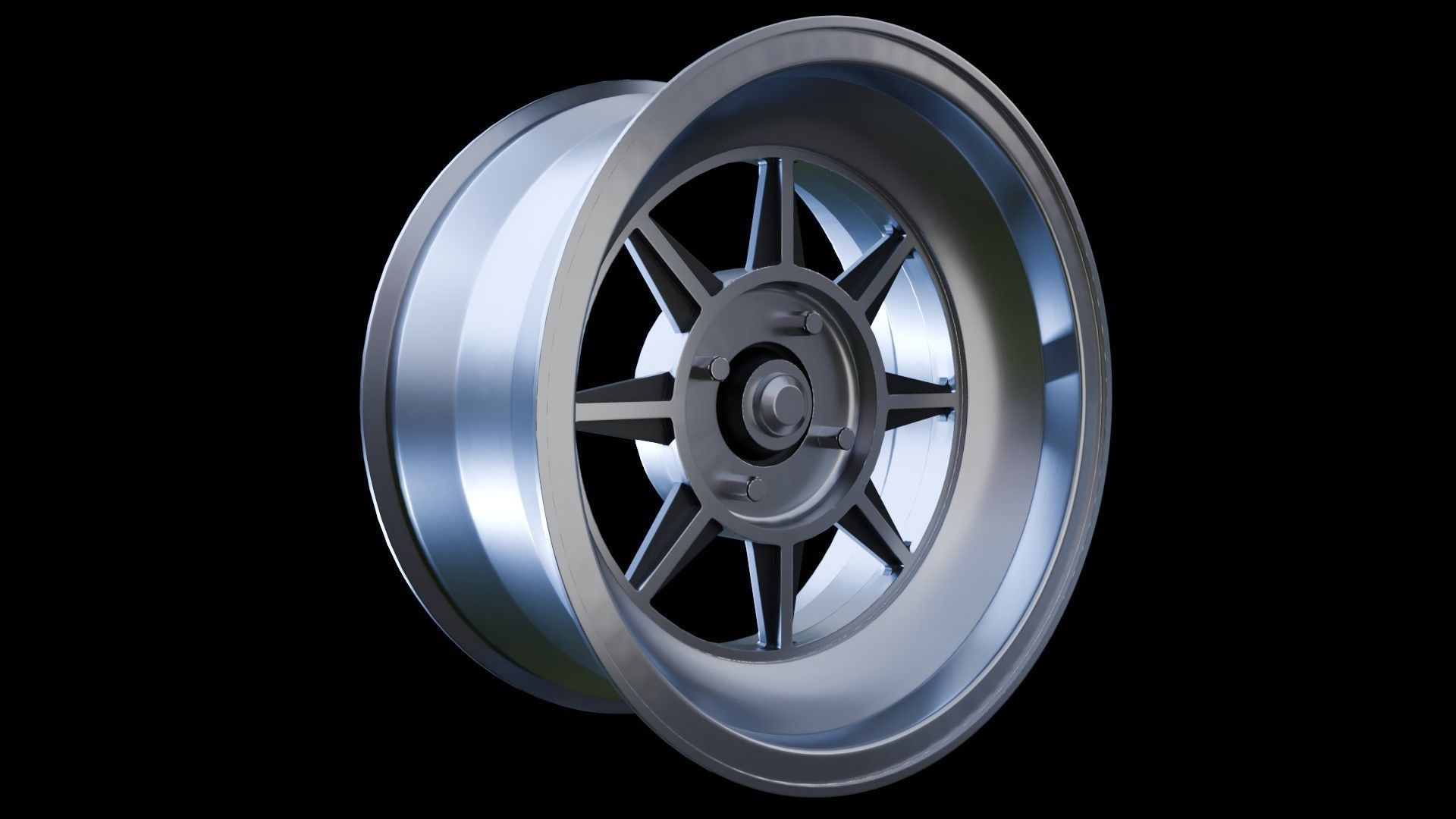 Car Wheel Pack Low-poly 3D model_54