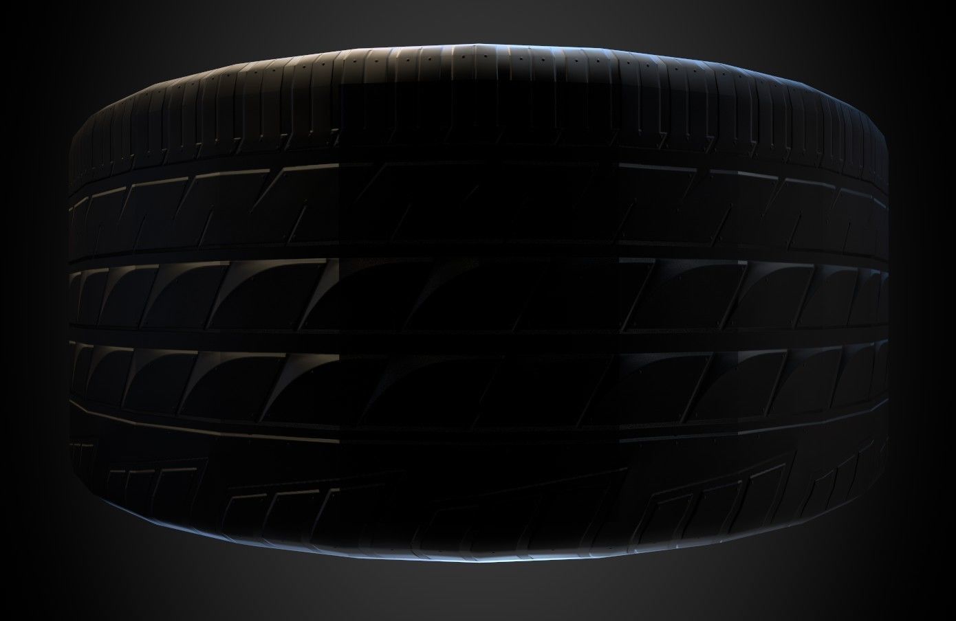 Car Wheel Pack Low-poly 3D model_118