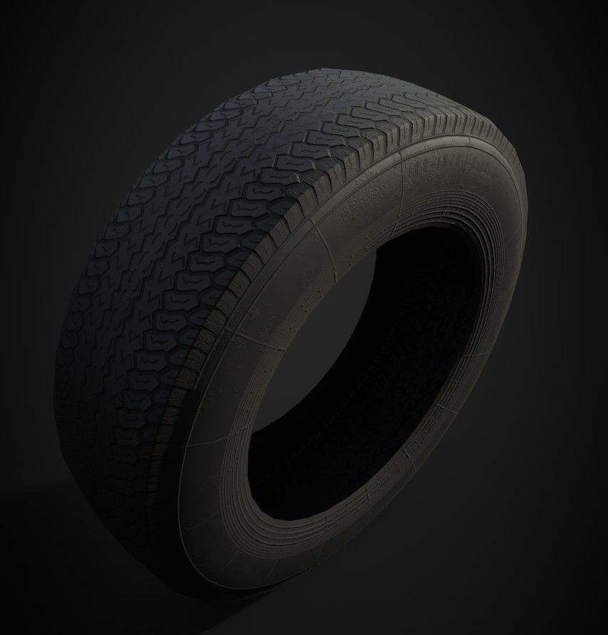 Car Wheel Pack Low-poly 3D model_105