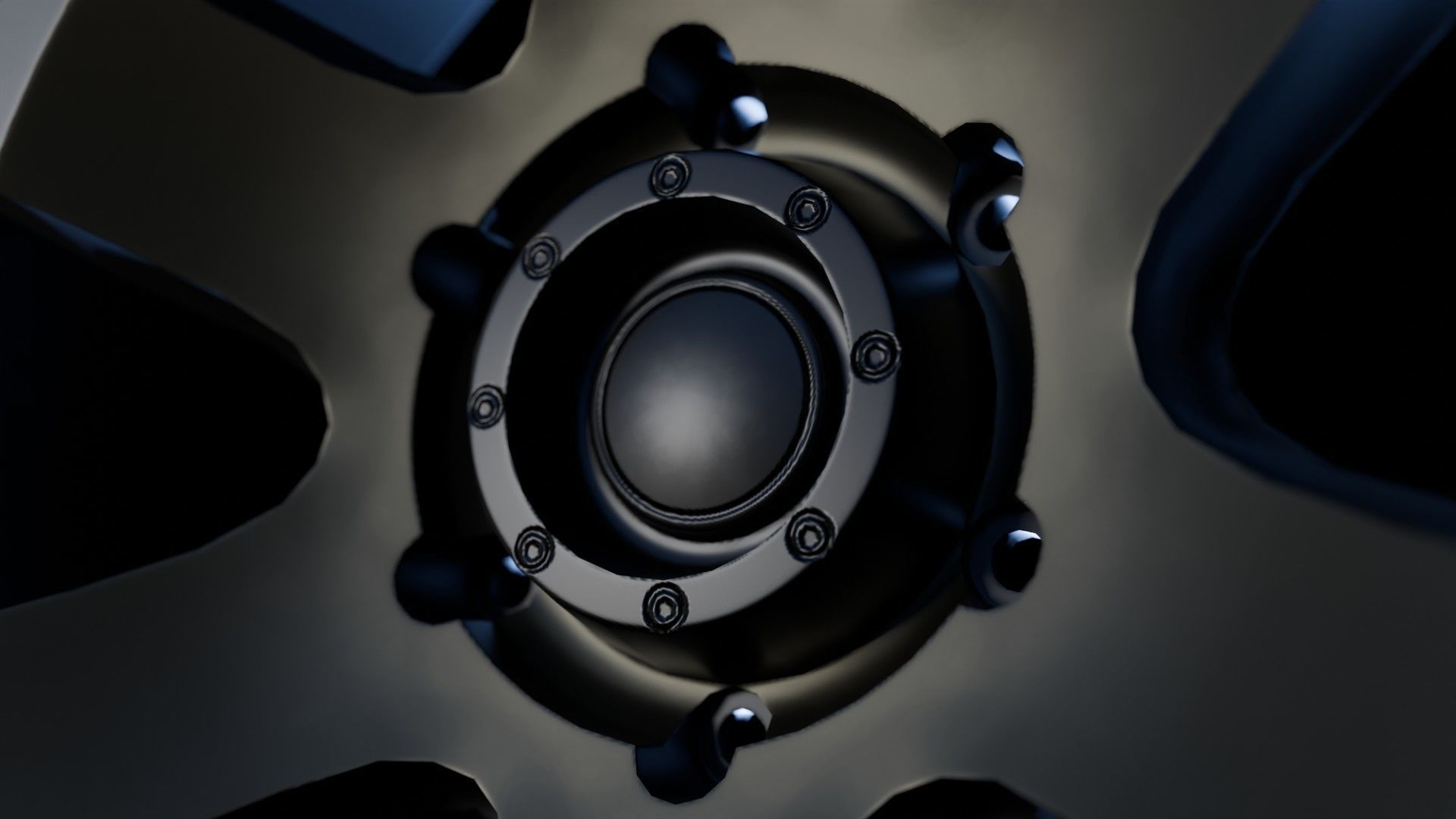 Car Wheel Pack Low-poly 3D model_32