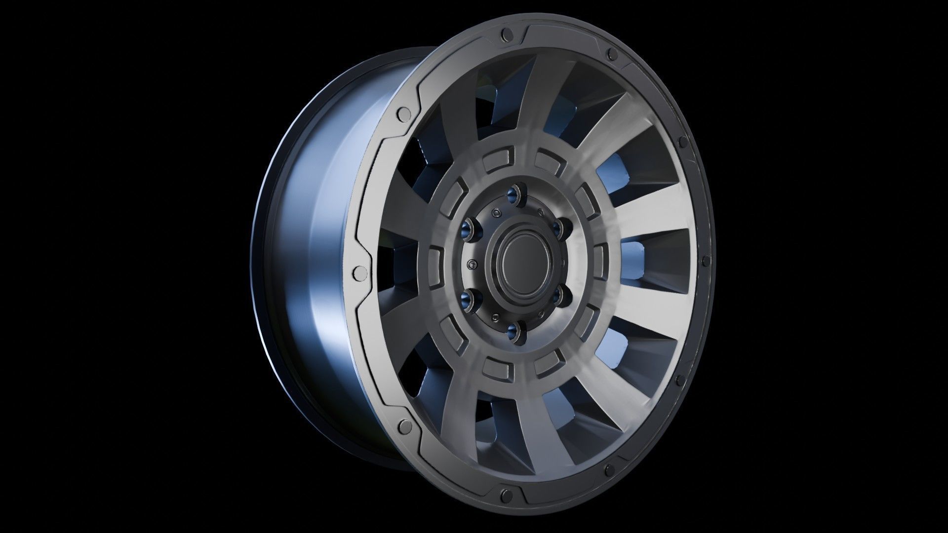 Car Wheel Pack Low-poly 3D model_60