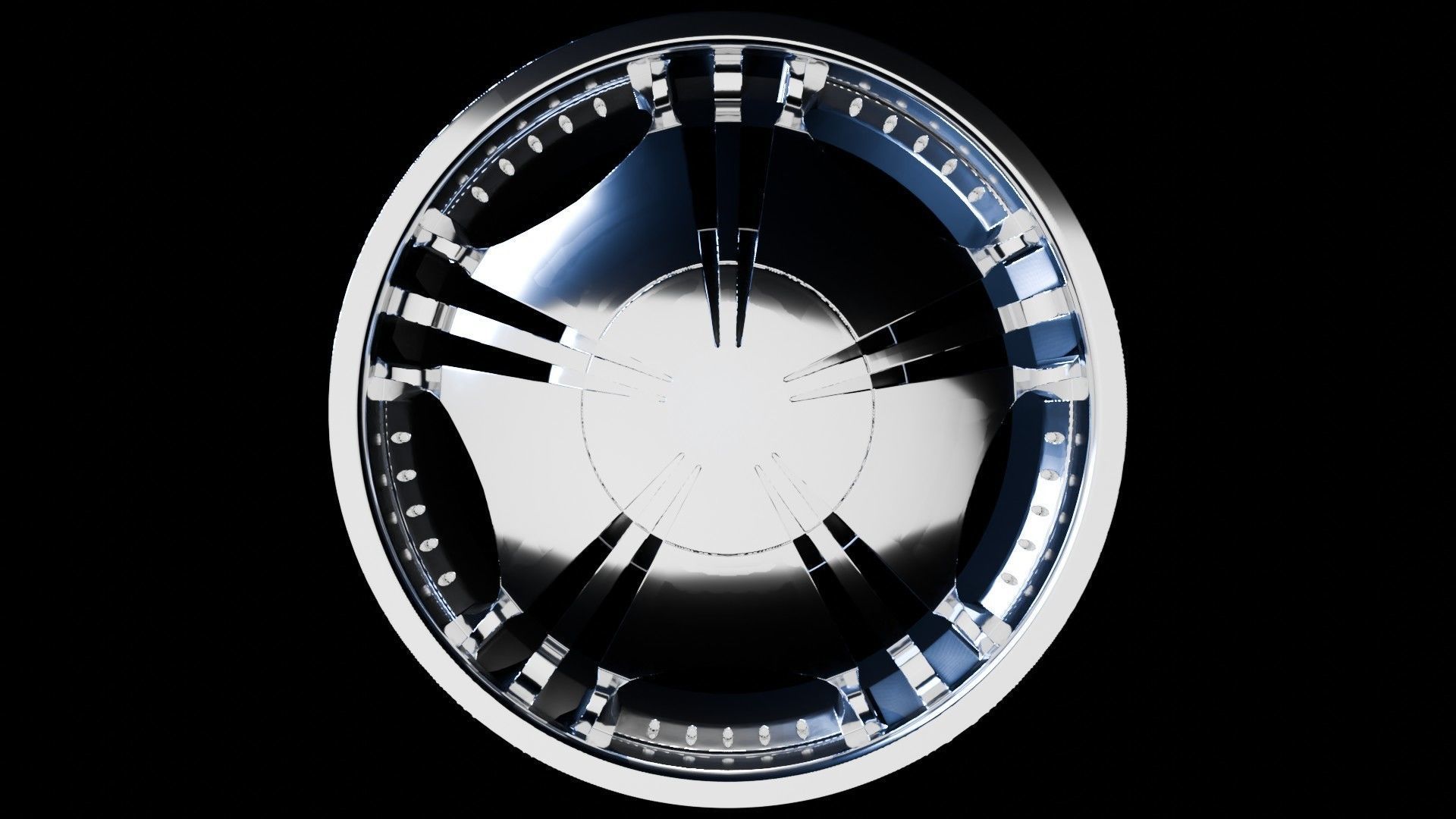 Car Wheel Pack Low-poly 3D model_67