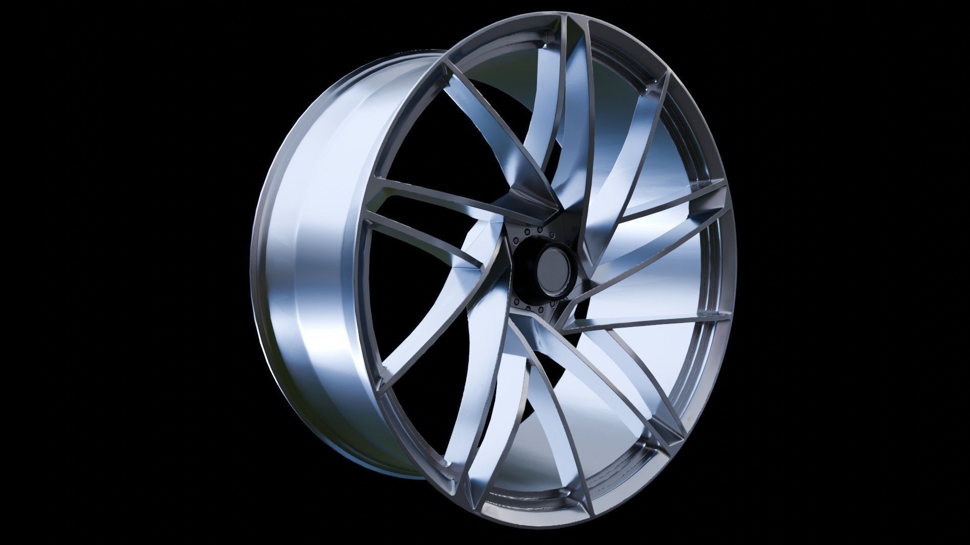 Car Wheel Pack Low-poly 3D model_83