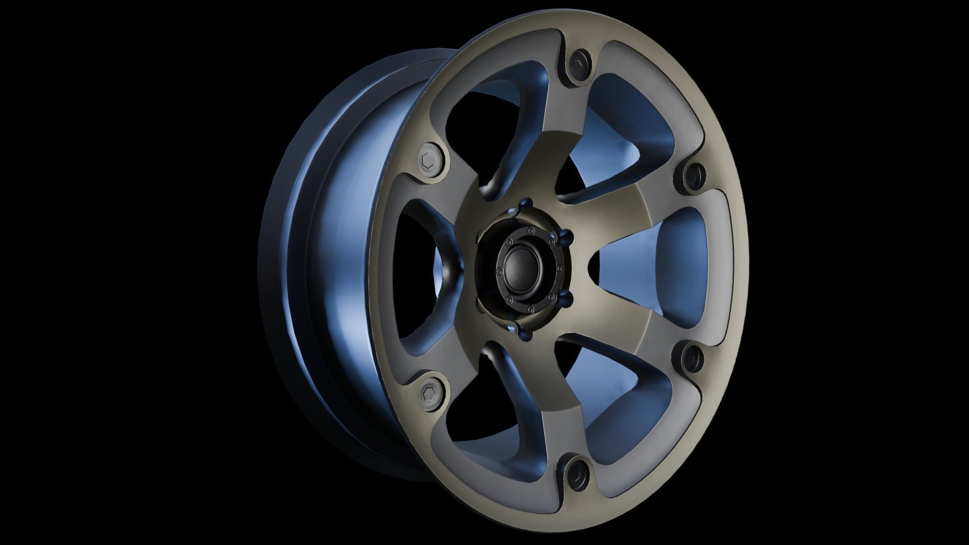 Car Wheel Pack Low-poly 3D model_30