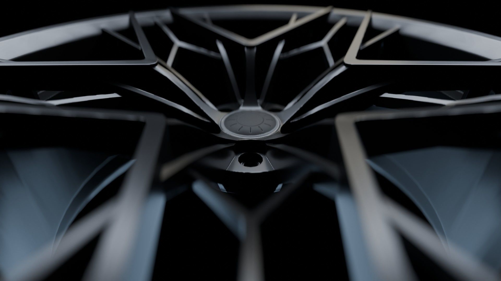 Car Wheel Pack Low-poly 3D model_10