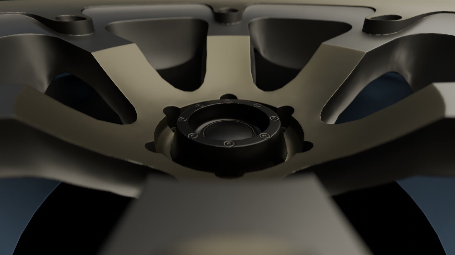 Car Wheel Pack Low-poly 3D model_31