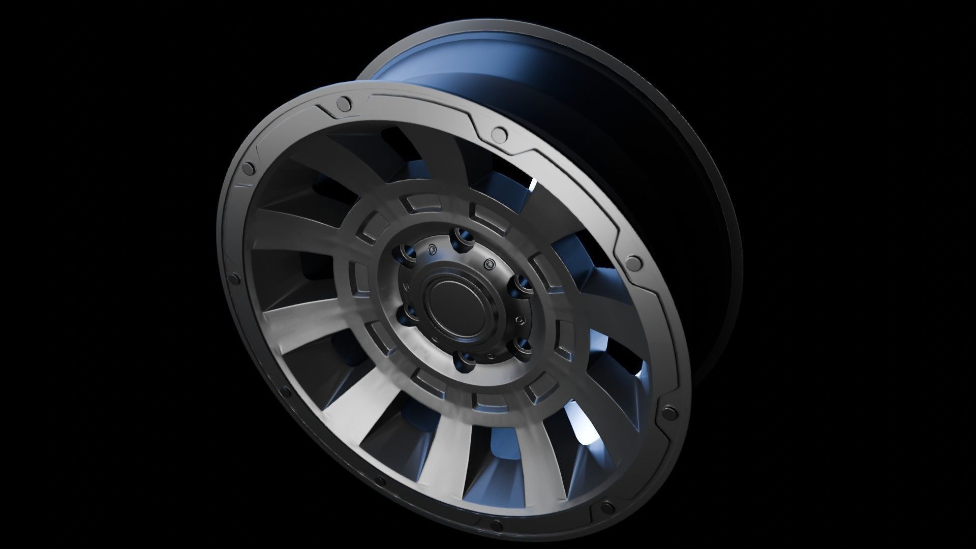 Car Wheel Pack Low-poly 3D model_62