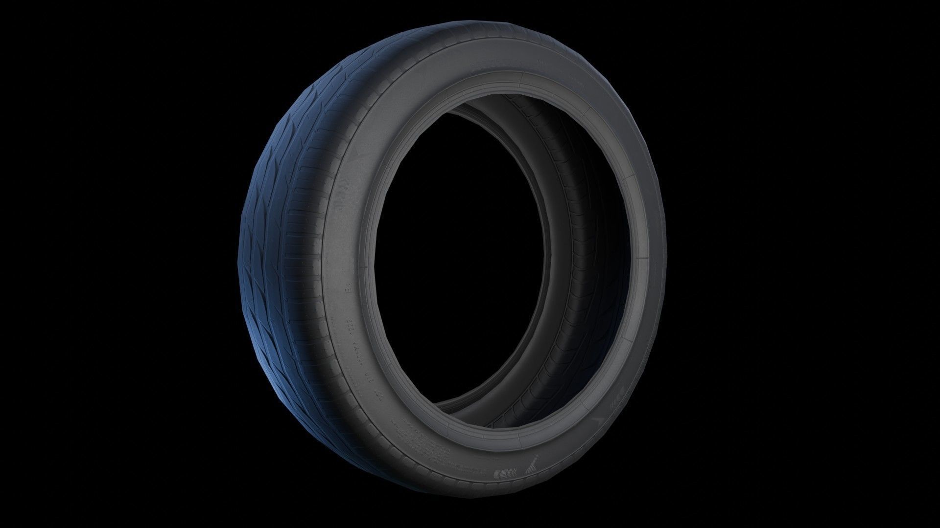 Car Wheel Pack Low-poly 3D model_110