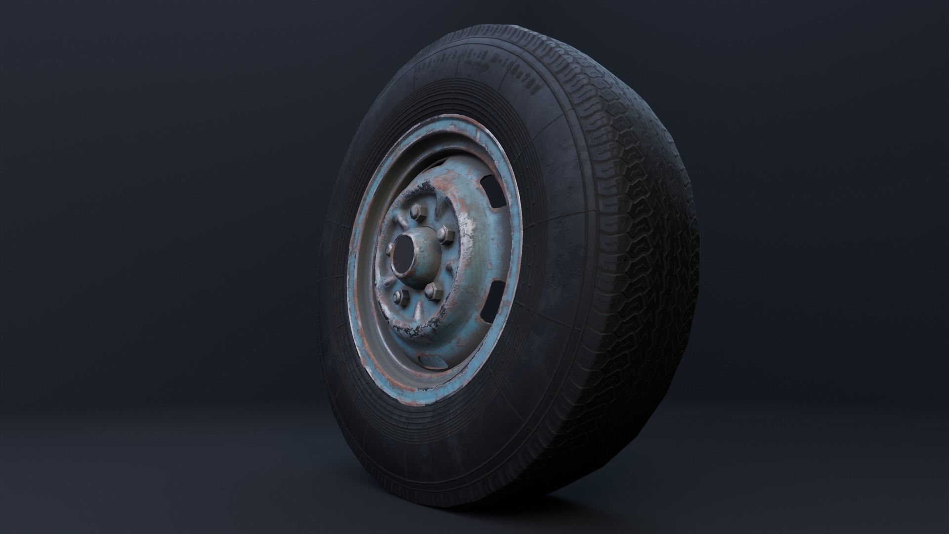 Car Wheel Pack Low-poly 3D model_98
