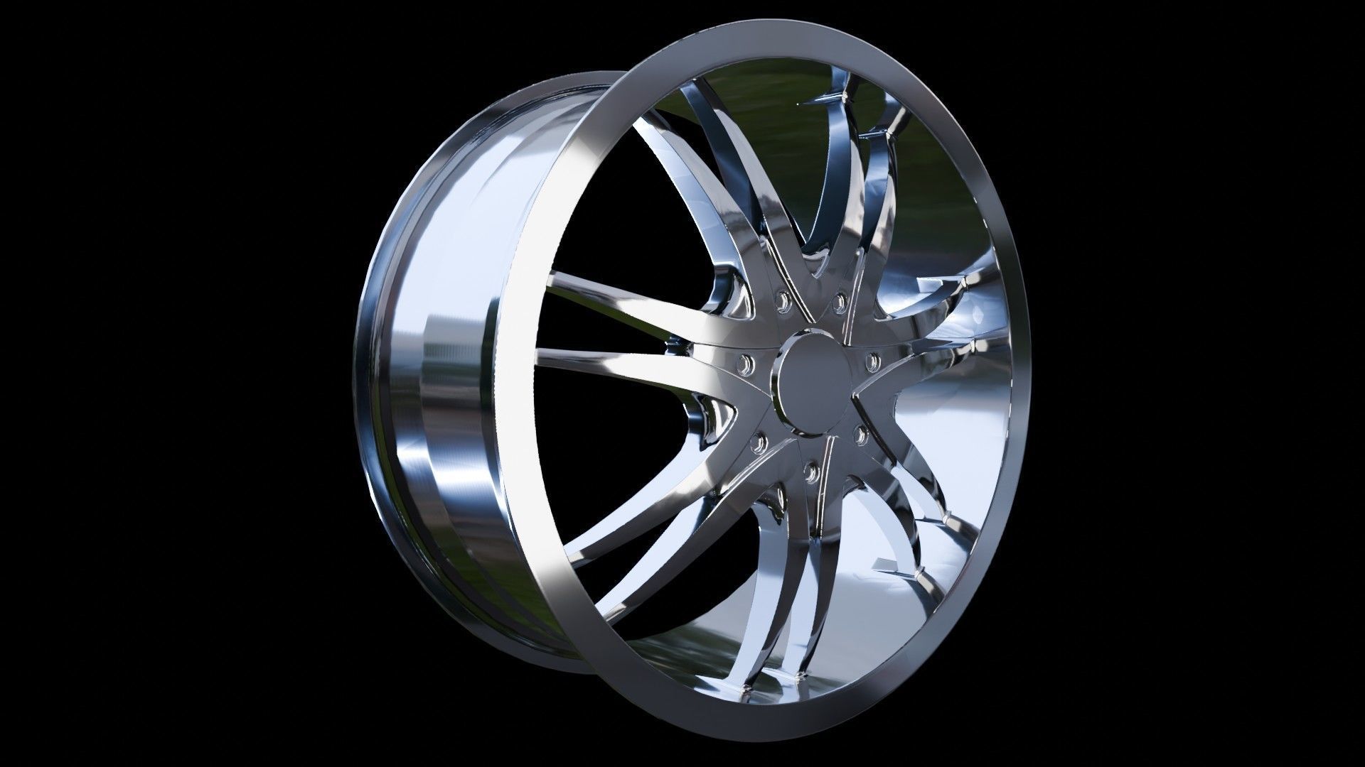 Car Wheel Pack Low-poly 3D model_46