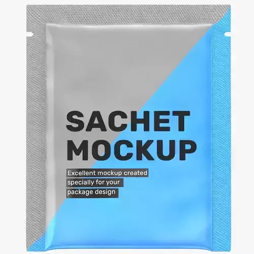 sachet pouch v2 PBR 3D model