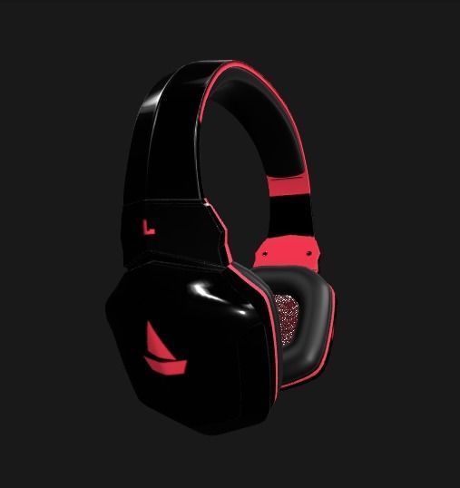 BOAT Headphone Low-poly 3D model_1