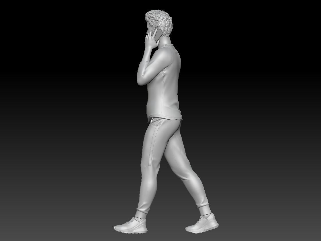 SUMMER BOY WALKING 2 3D print model_1