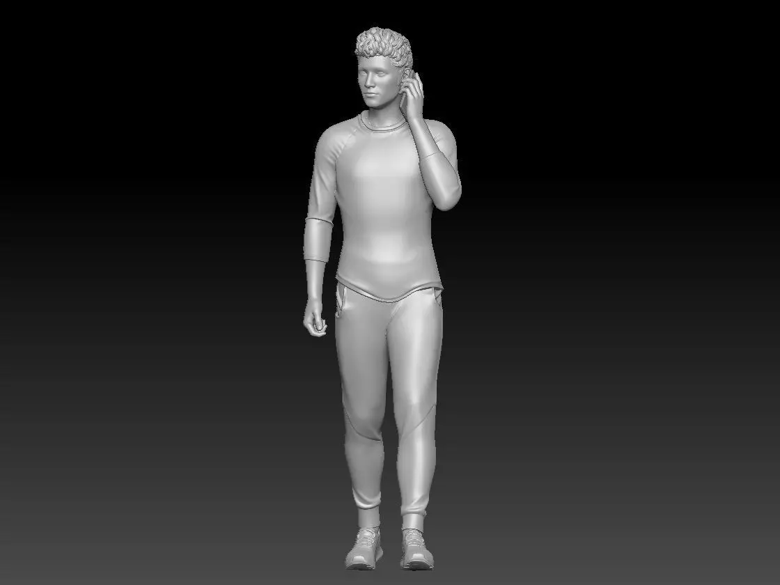 SUMMER BOY WALKING 2 3D print model_0