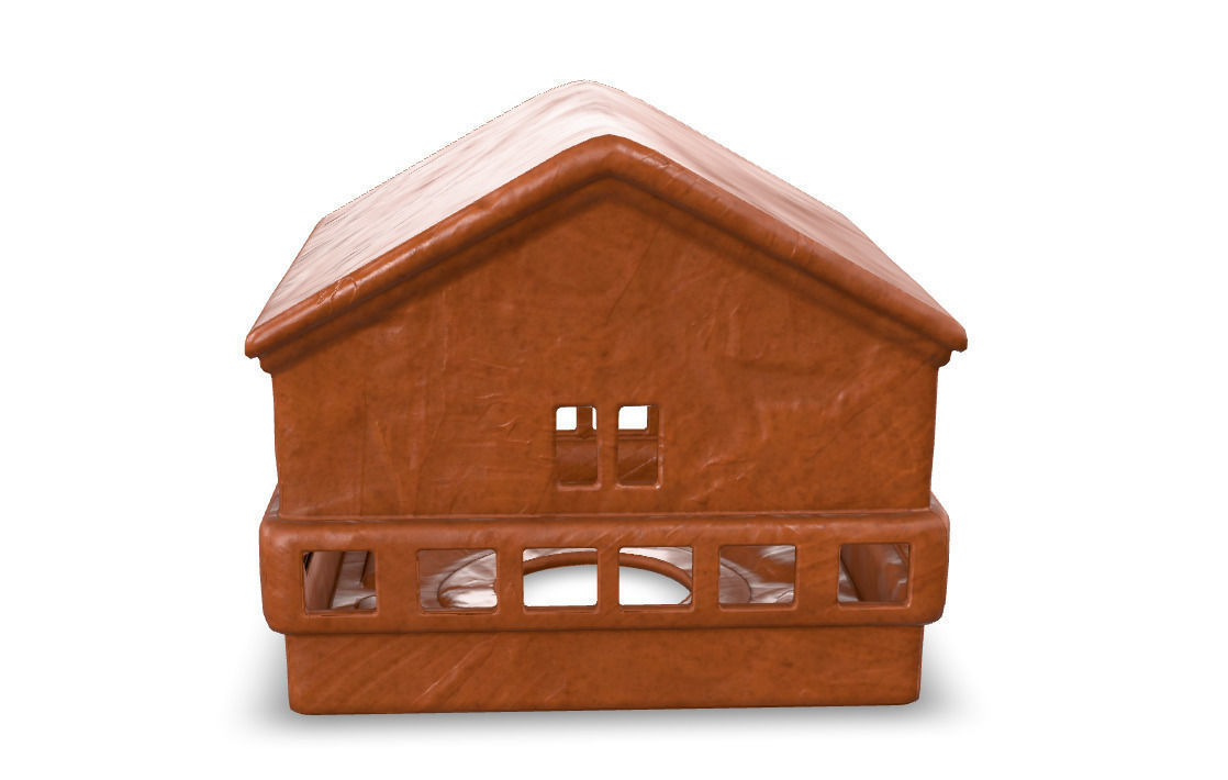 Clay Ceramic House 3D model_1