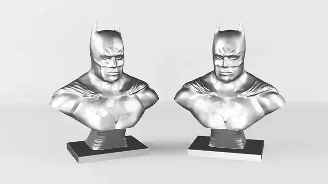 Batman Bust 3D Printable  - Fan Art Dark Knight Figure