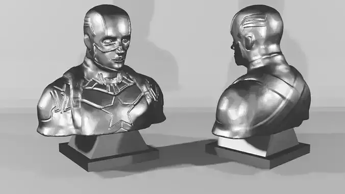 Batman Bust 3D Printable  - Fan Art Dark Knight Figure