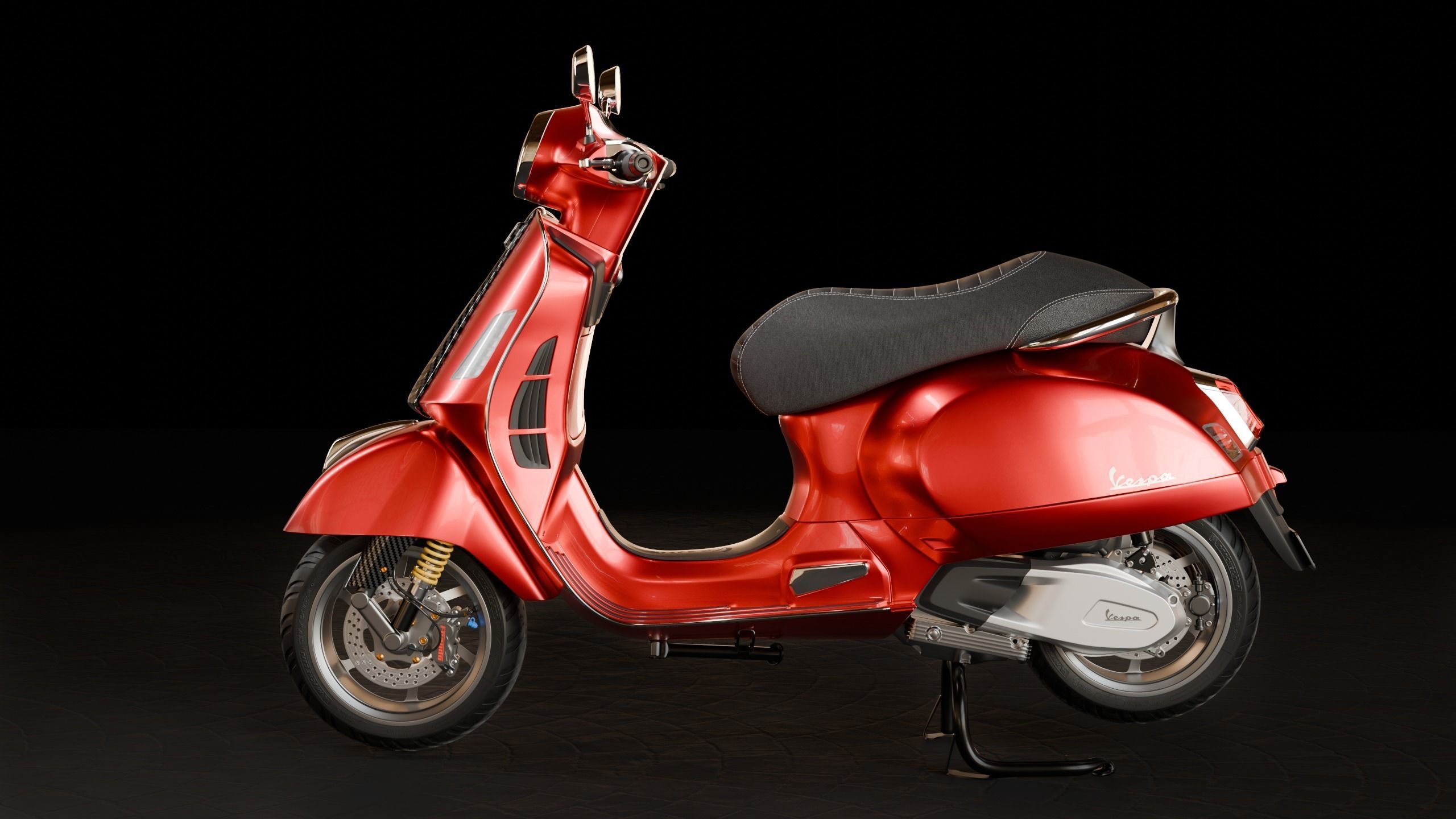 Vespa GTS 300 3D model_15