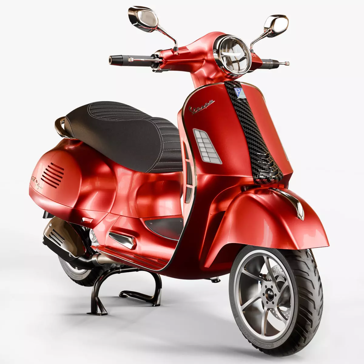 Vespa GTS 300 3D model_0