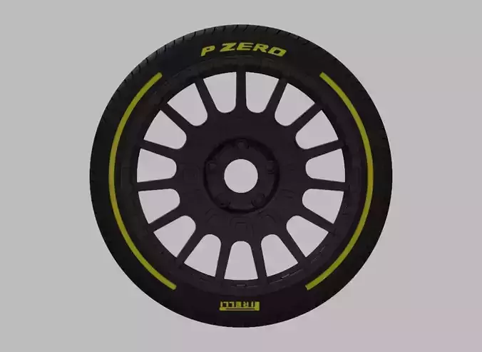 Miniature Enkei  Overlander Rim and Tire - 3d Print