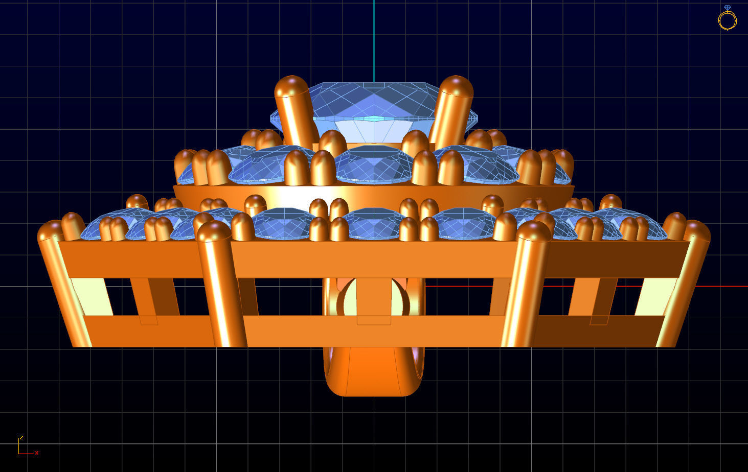 Diamond Pendant Free 3D print model_7