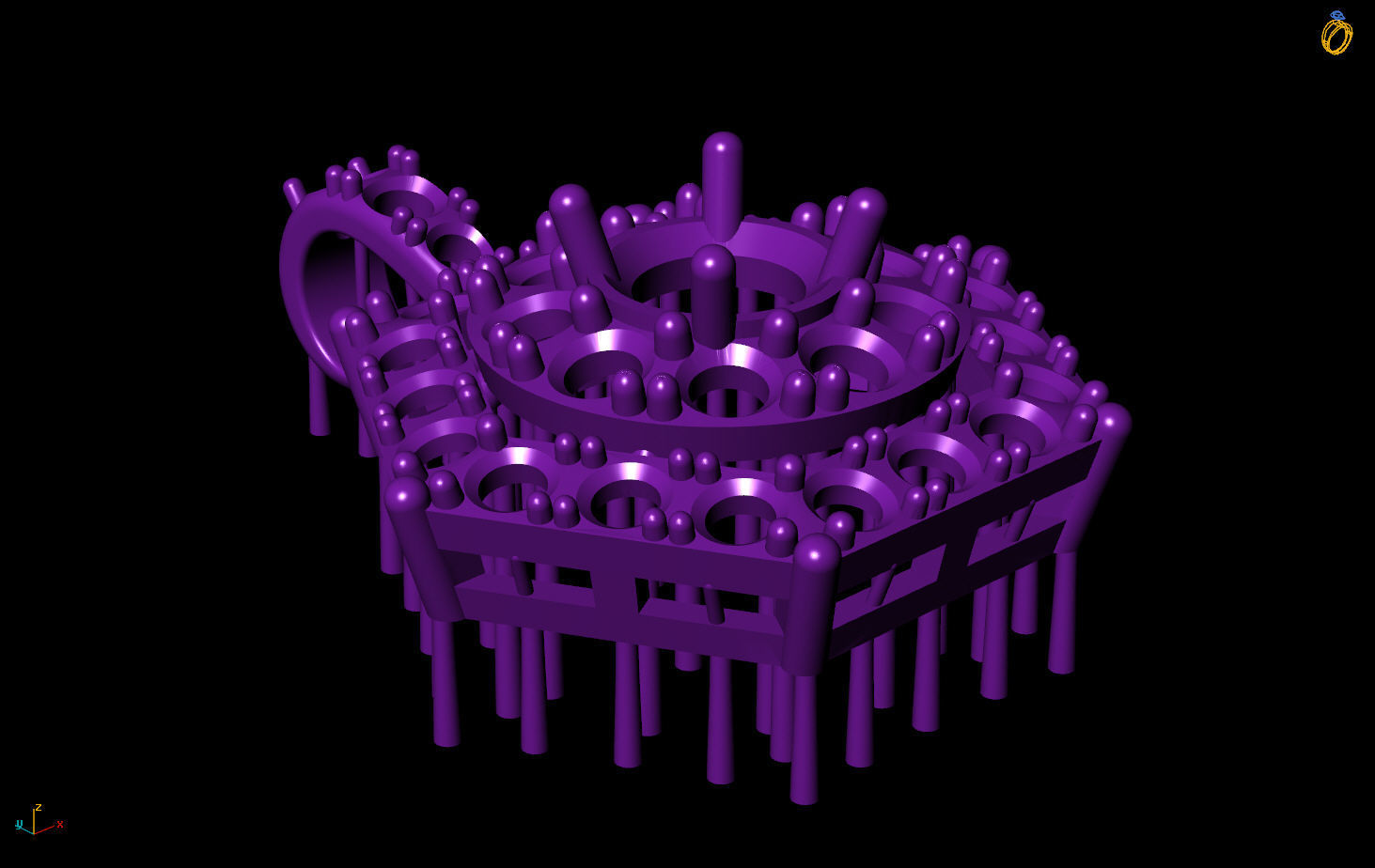 Diamond Pendant Free 3D print model_11