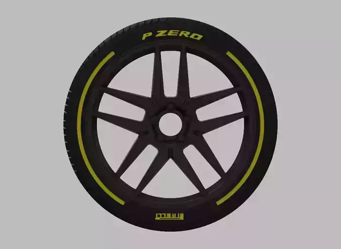 Miniature Enkei Icon Rim and Tire - 3D Print - No Textures