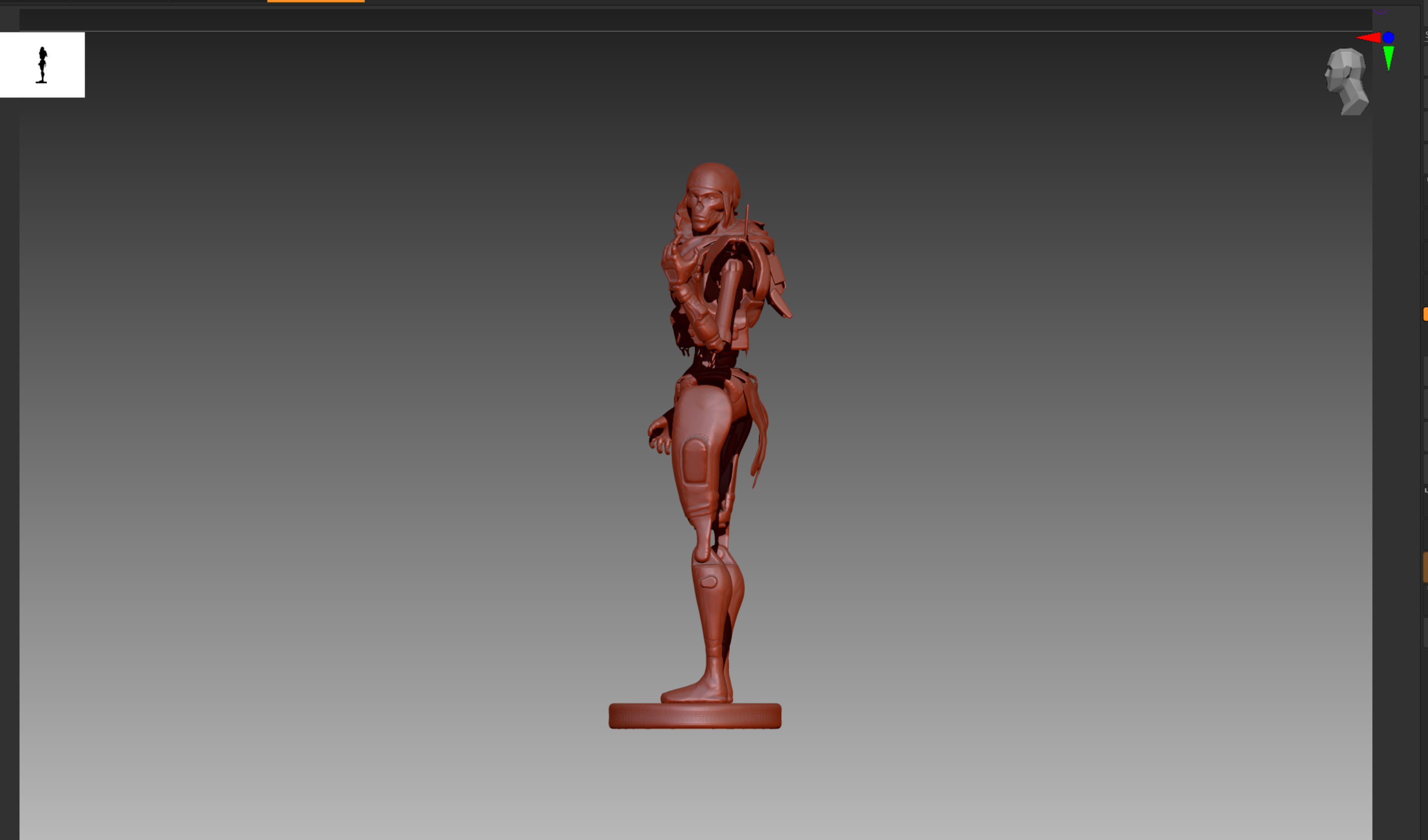 Apex Legends Revenant STL and OBJ 3D print model_3