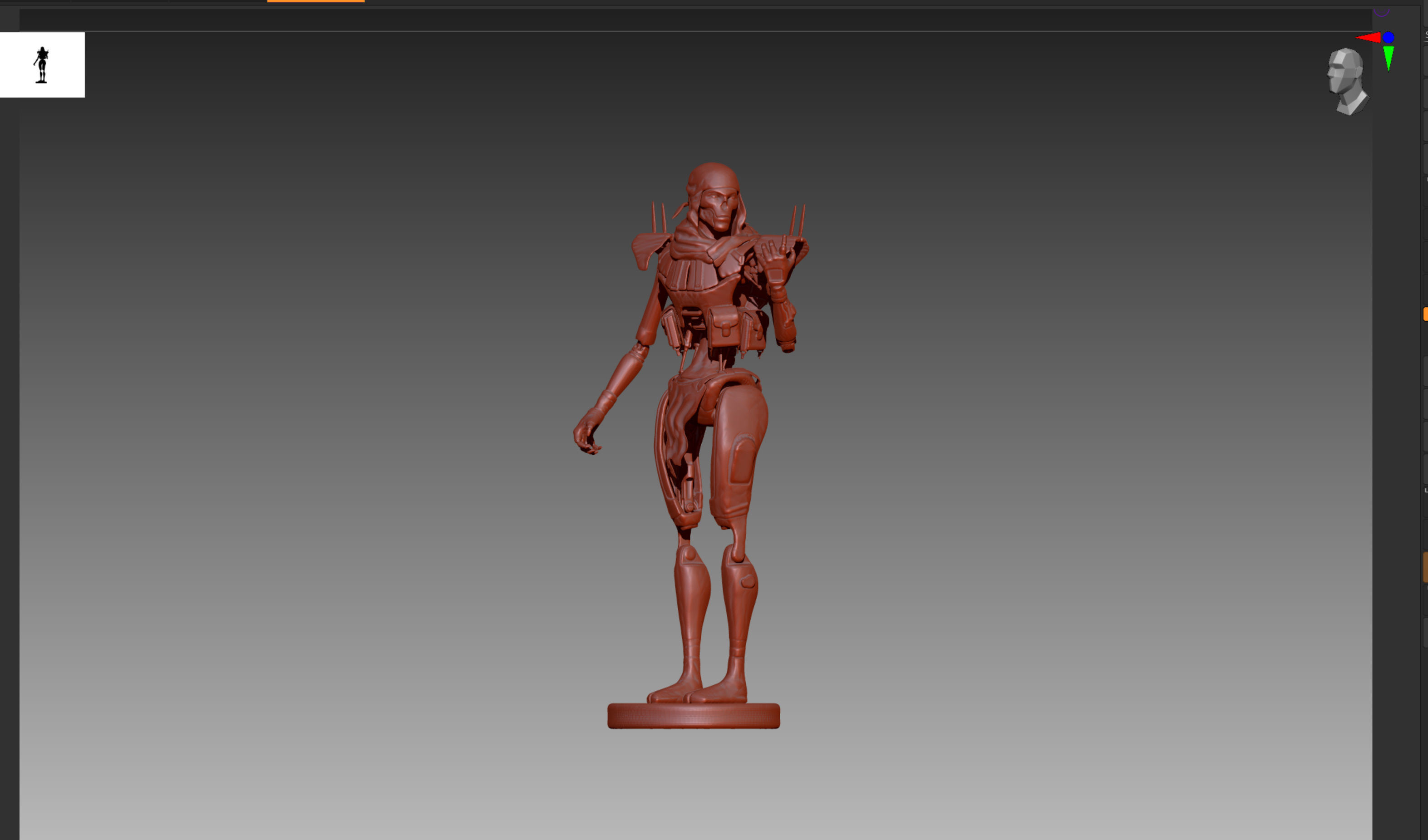 Apex Legends Revenant STL and OBJ 3D print model_2