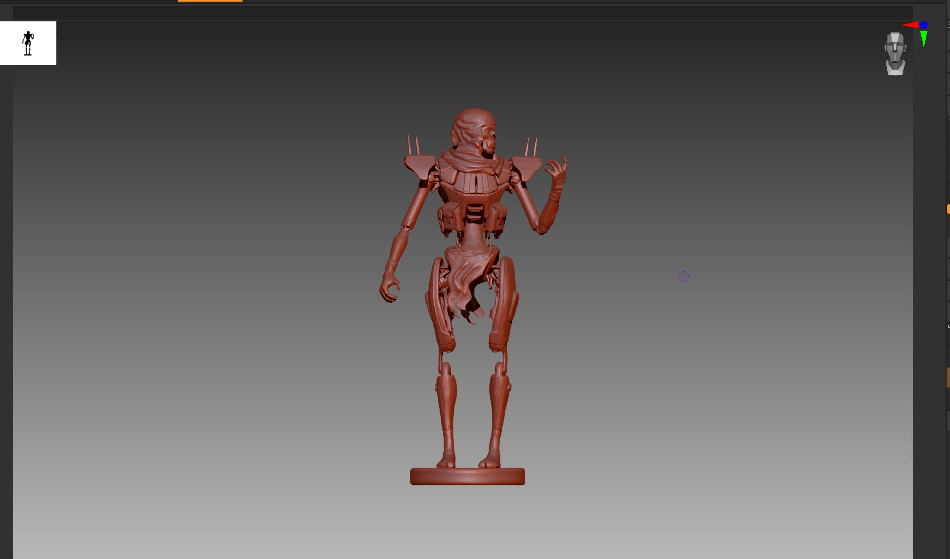 Apex Legends Revenant STL and OBJ 3D print model_1