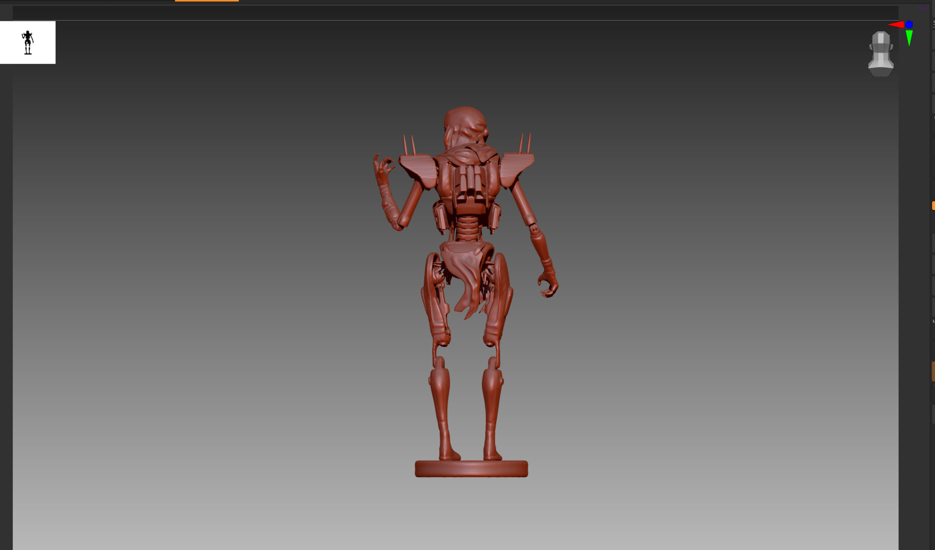 Apex Legends Revenant STL and OBJ 3D print model_5