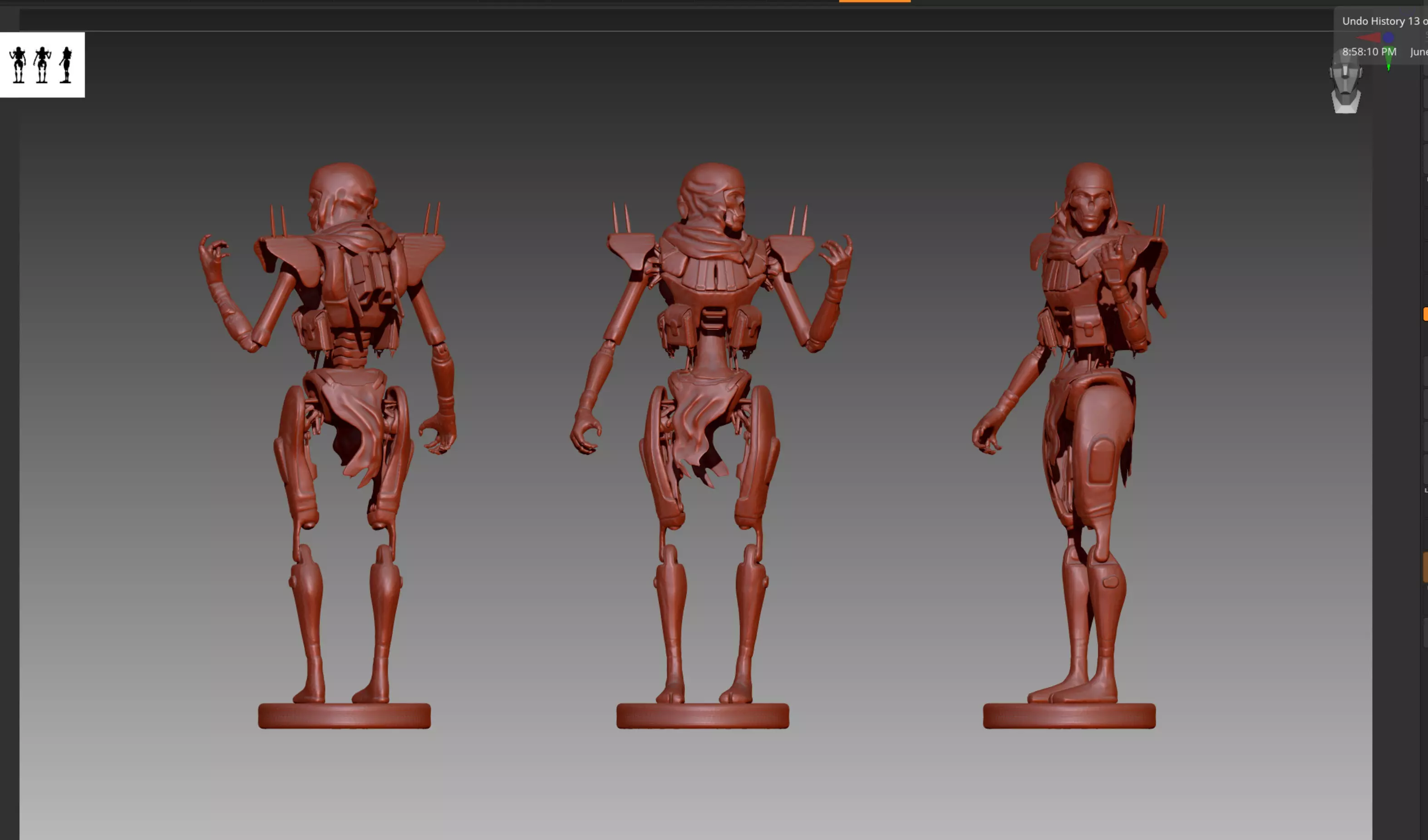 Apex Legends Revenant STL and OBJ 3D print model_0