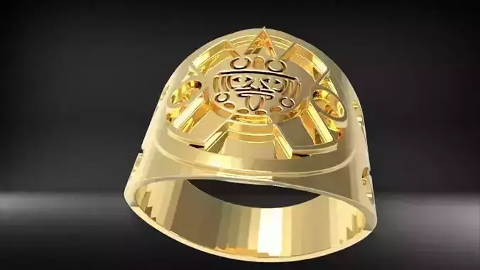 Ring aztec  anillo azteca Jewelry US Ring Size 10