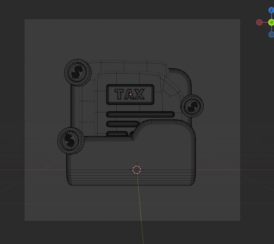 TAX 3d Illustration  Icon Pack 3D model_30