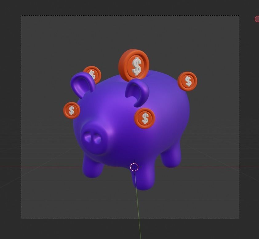 TAX 3d Illustration  Icon Pack 3D model_67