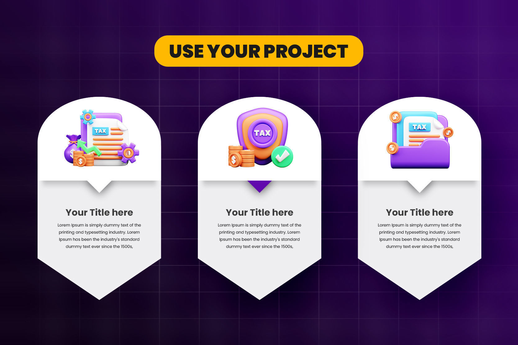 TAX 3d Illustration  Icon Pack 3D model_4